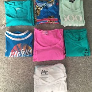 3 tank top 4 t shirt bundle, size S/M